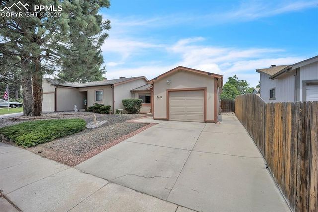 5640 S Buckskin Pass Drive, Colorado Springs, CO 80917