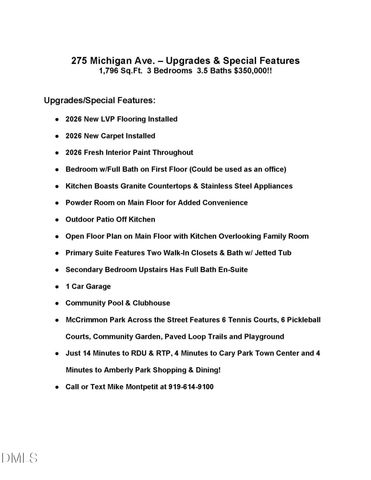 275 Michigan Avenue, Cary, NC 27519