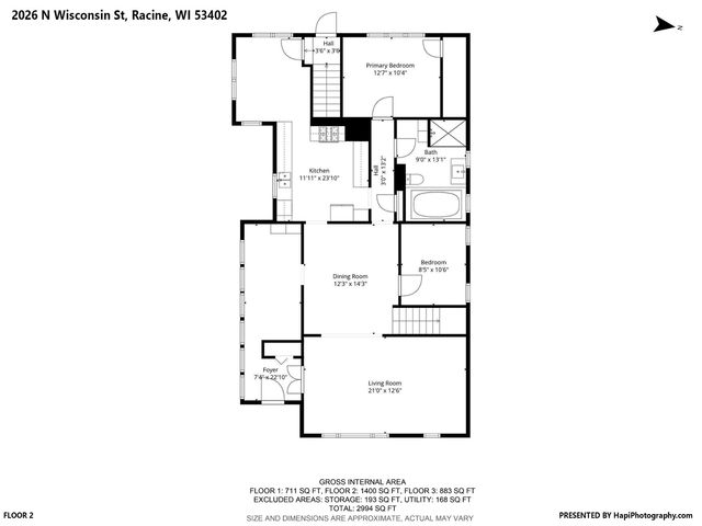 2026 Wisconsin STREET, Racine, WI 53402