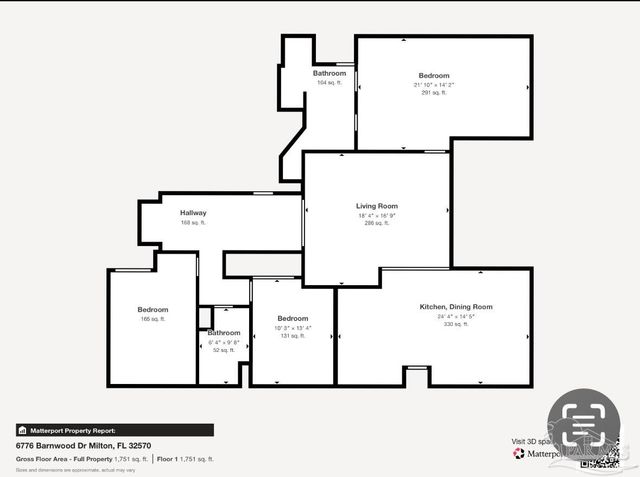 6776 Barnwood Dr, Milton, FL 32570