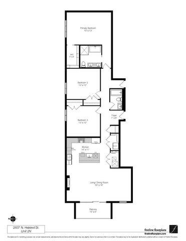2837 N Halsted Street 2N, Chicago, IL 60657