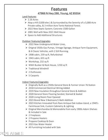 47966 N AZ HIGHWAY 288 --, Young, AZ 85554