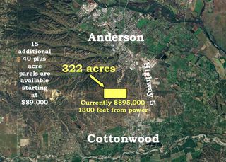 322 acres Kingsland Way, Cottonwood, CA 96022