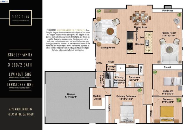 7776 Knollbrook Dr, Pleasanton, CA 94588