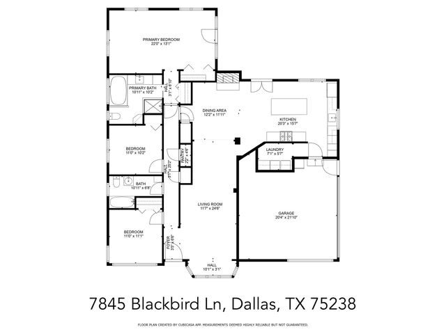 7845 Blackbird Lane, Dallas, TX 75238
