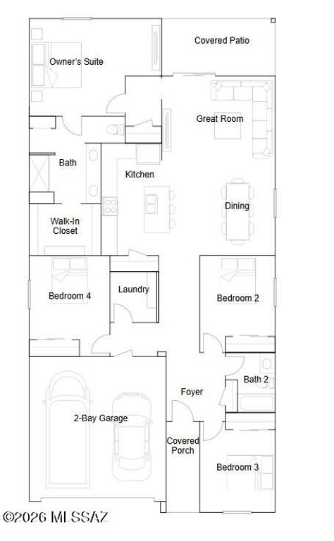 9663 W Gilded Street, Marana, AZ 85658