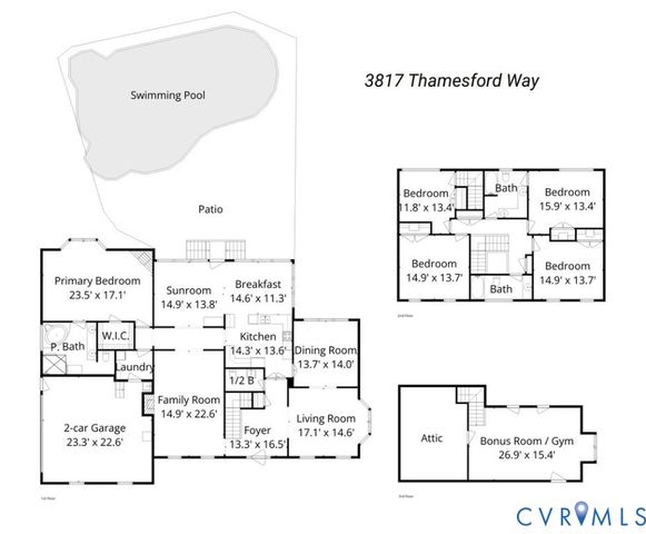 3817 Thamesford Way, Henrico, VA 23233