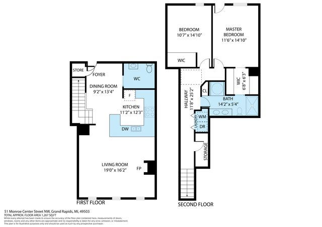51 Monroe Center Street NW 206, Grand Rapids, MI 49503