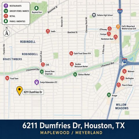 6211 Dumfries Drive, Houston, TX 77096