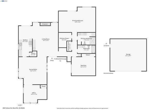 498 Freitas Rd, Danville, CA 94526