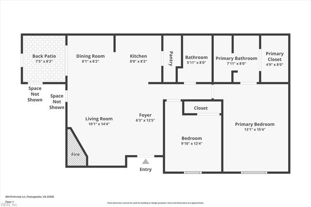 404 Primrose LN, Chesapeake, VA 23320