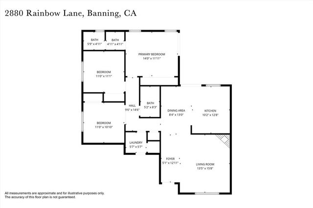 2880 Rainbow Lane, Banning, CA 92220