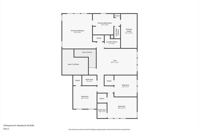 736 Keystone Drive, Woodstock, GA 30188