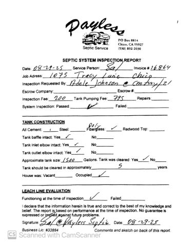 1075 Tracy, Chico, CA 95926