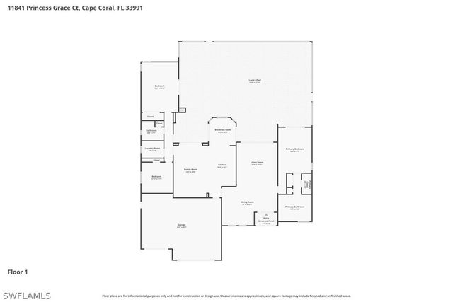 11841 Princess Grace CT, Cape Coral, FL 33991