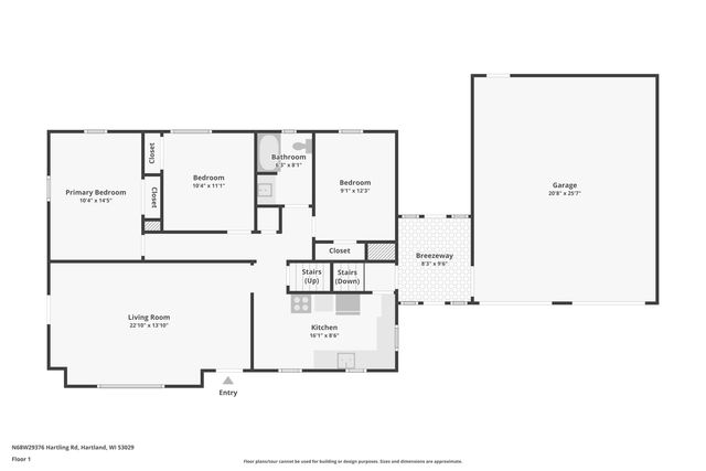 N68W29376 Hartling ROAD, Hartland, WI 53029
