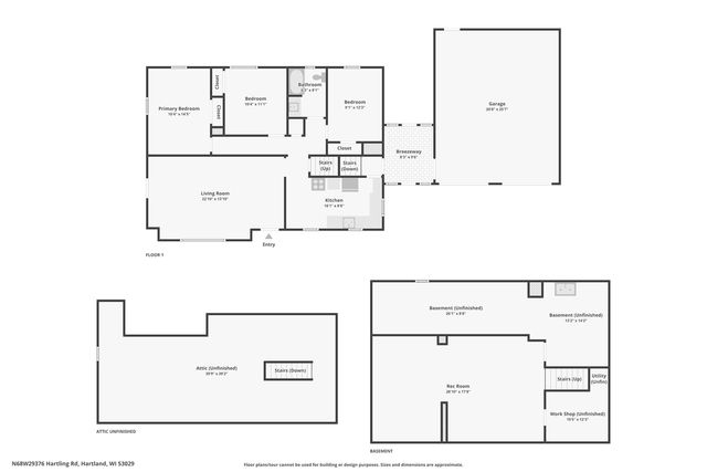 N68W29376 Hartling ROAD, Hartland, WI 53029