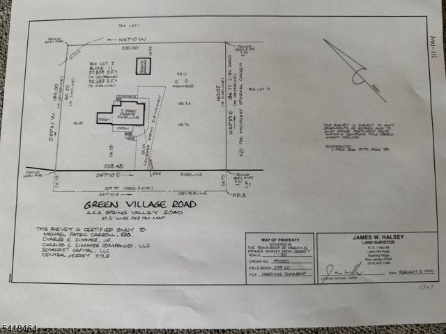 502 Spring Valley Rd, Harding Twp., NJ 07935