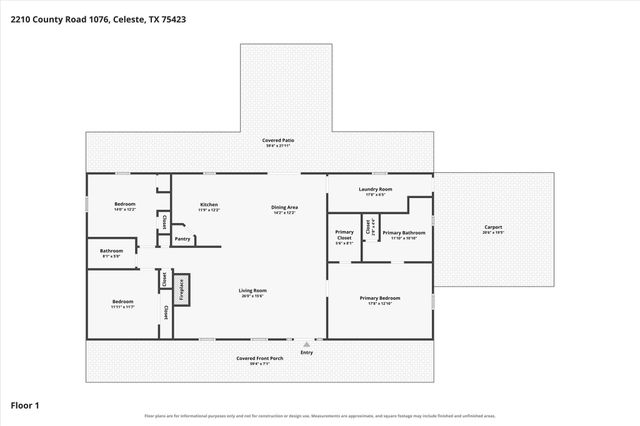 2210 County Road 1076, Celeste, TX 75423