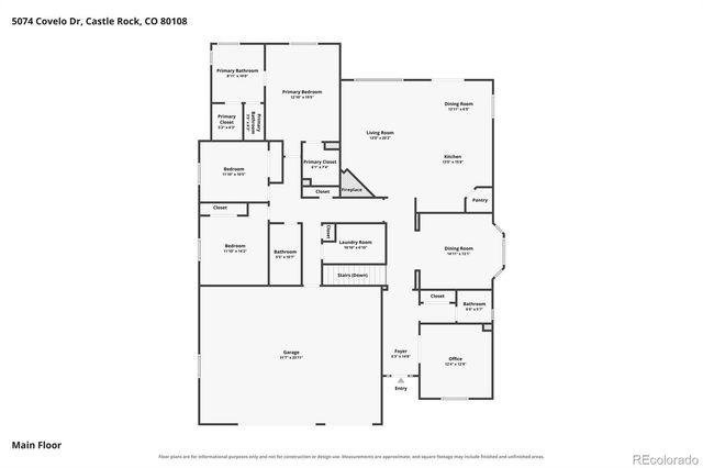 5074 Covelo Drive, Castle Rock, CO 80108