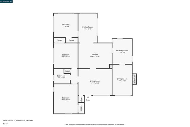 15594 Sharon St, San Lorenzo, CA 94580