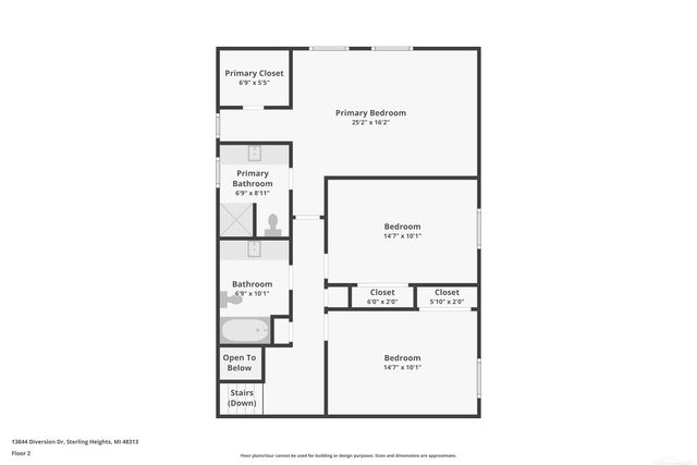 13844 Diversion Drive, Sterling Heights, MI 48313