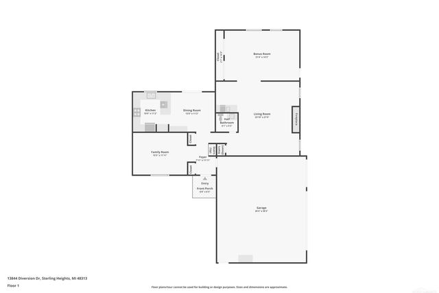 13844 Diversion Drive, Sterling Heights, MI 48313