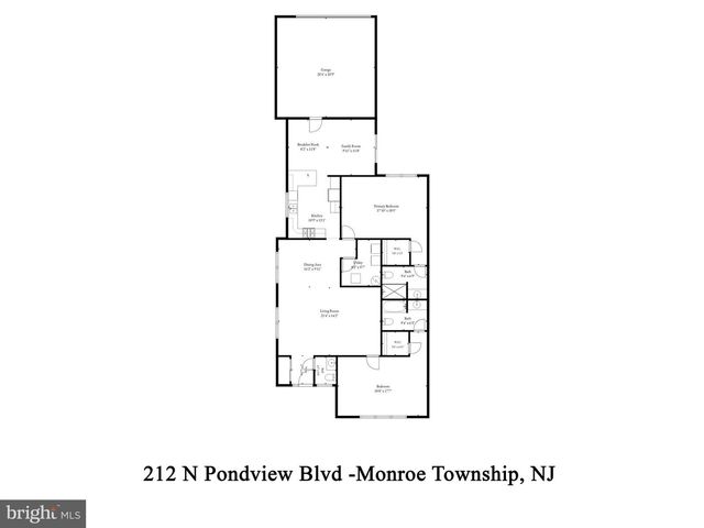 212 N PONDVIEW BLVD, Monroe Township, NJ 08831
