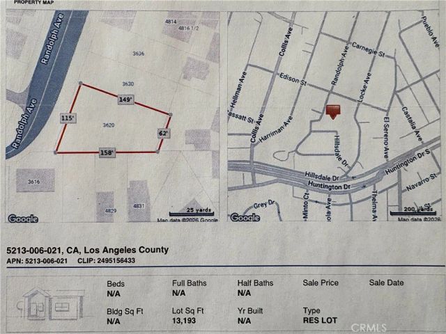 0 Randolph, Los Angeles, CA 90032