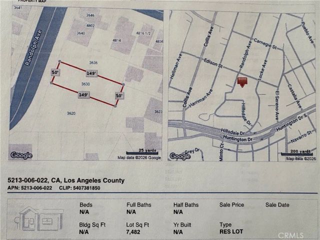 0 Randolph, Los Angeles, CA 90032