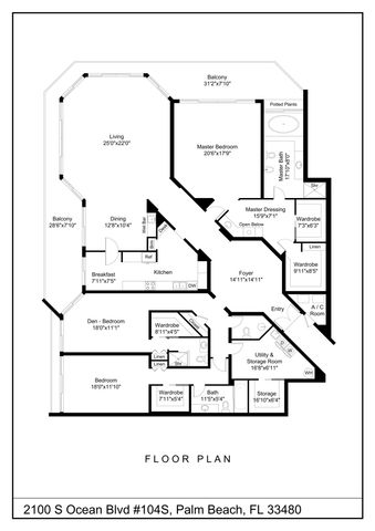 2100 S Ocean Boulevard 104s, Palm Beach, FL 33480