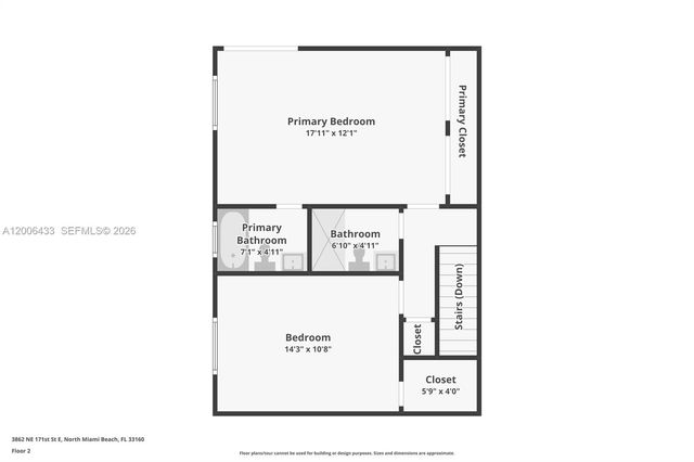 3862 NE 171st Street E E, North Miami Beach, FL 33160