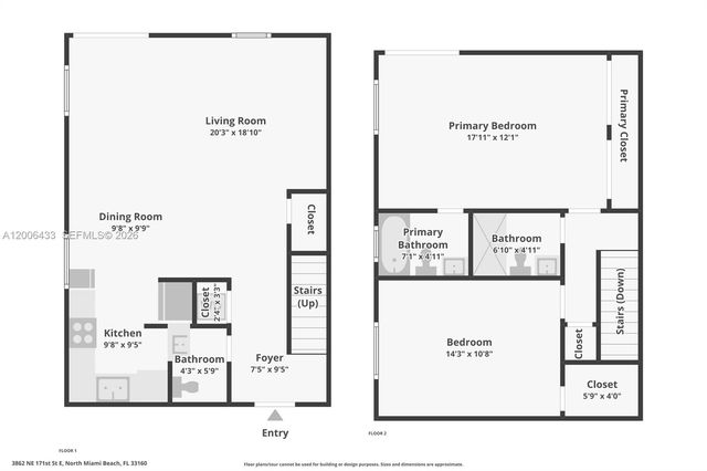 3862 NE 171st Street E E, North Miami Beach, FL 33160