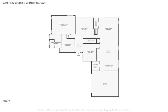2701 Holly Brook Court, Bedford, TX 76021