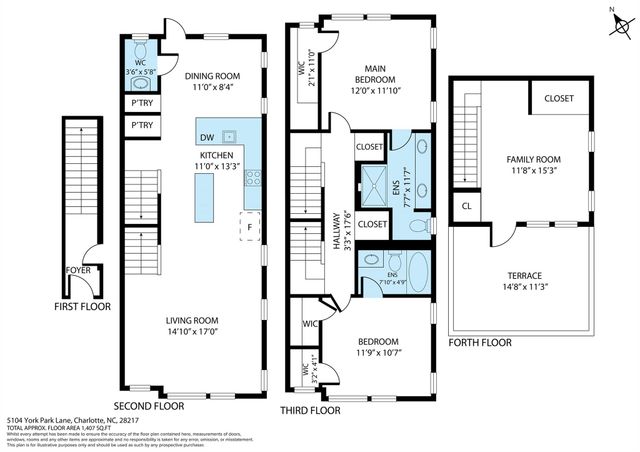 5104 York Park Lane, Charlotte, NC 28217