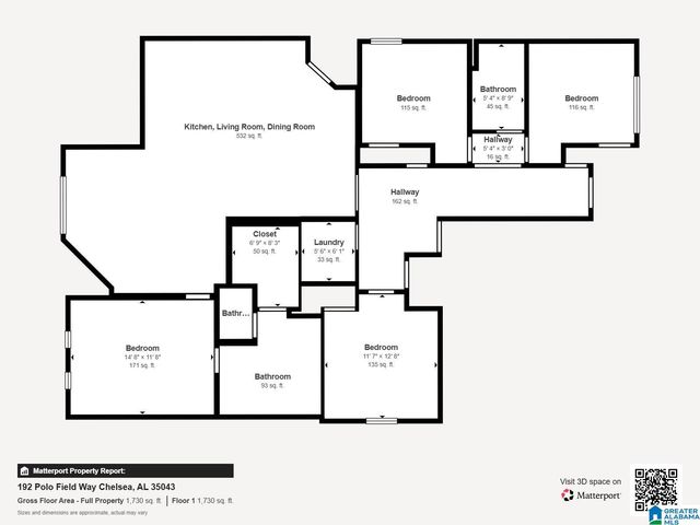 192 POLO FIELD WAY, Chelsea, AL 35043