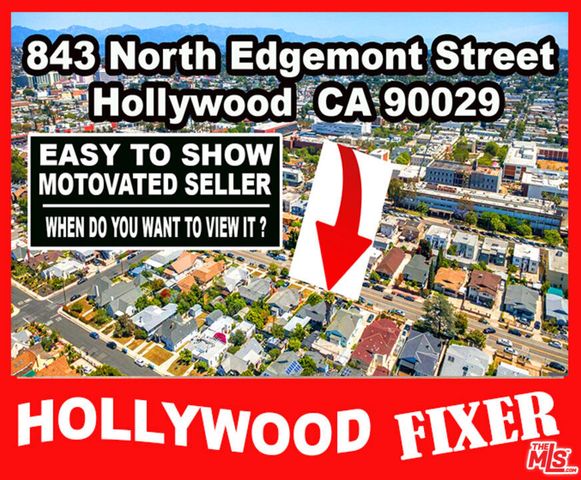 843 N Edgemont Street, Los Angeles, CA 90029