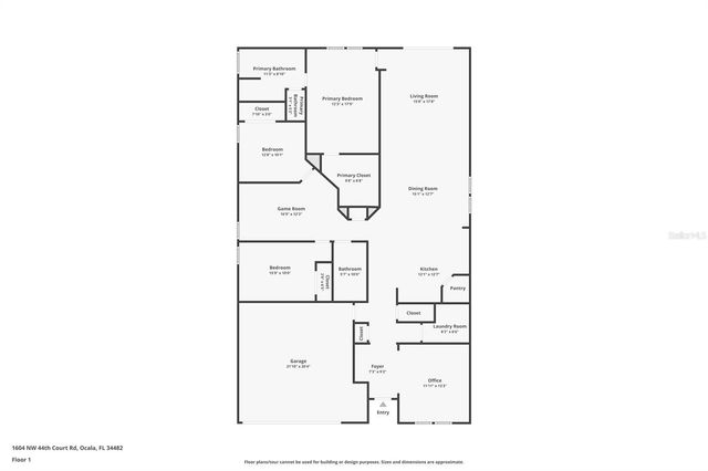 1604 NW 44TH COURT ROAD, Ocala, FL 34482