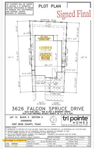 3626 Falcon Spruce Drive, Richmond, TX 77406