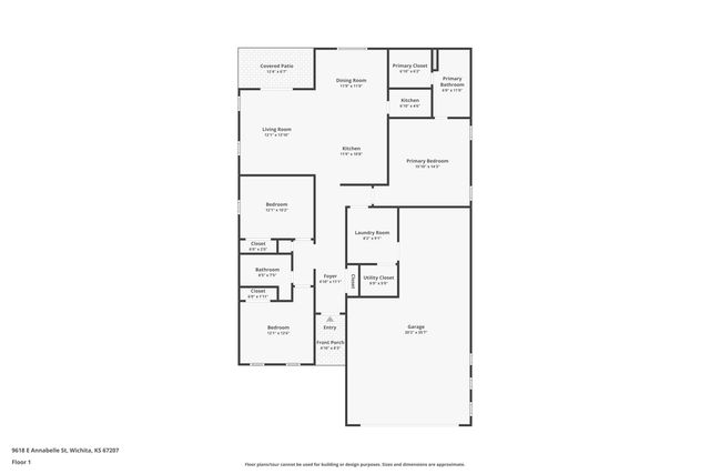 9618 E Annabelle St, Wichita, KS 67207