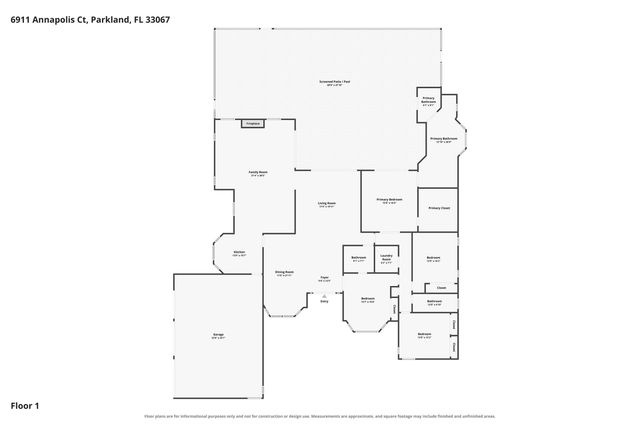 6911 ANNAPOLIS Court, Parkland, FL 33067