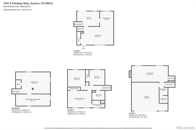 1541 S Fairplay Way, Aurora, CO 80012