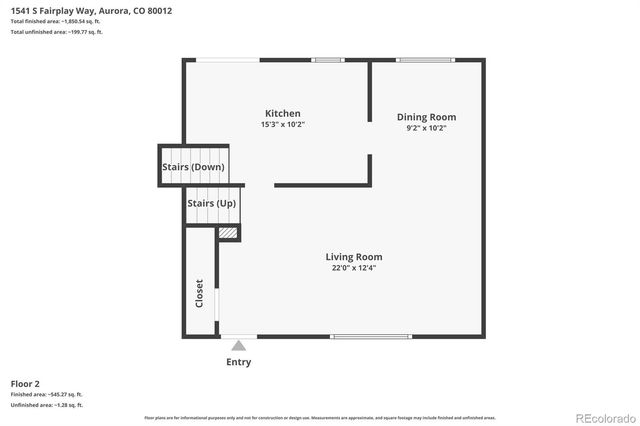 1541 S Fairplay Way, Aurora, CO 80012