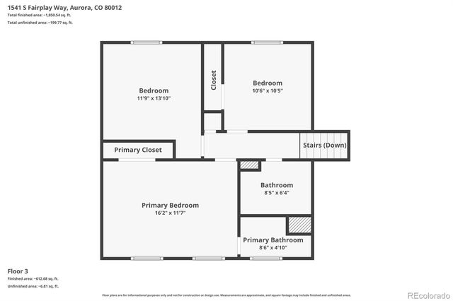 1541 S Fairplay Way, Aurora, CO 80012