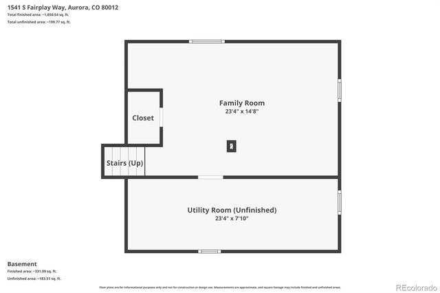 1541 S Fairplay Way, Aurora, CO 80012