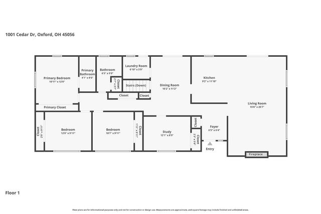 1001 Cedar Drive, Oxford, OH 45056