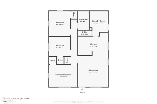 26435 Tawas Street, Madison Heights, MI 48071