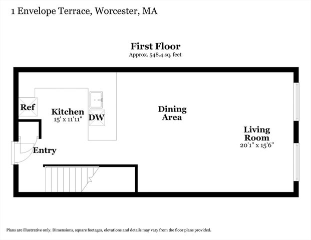 1 Envelope Ter 107, Worcester, MA 01604