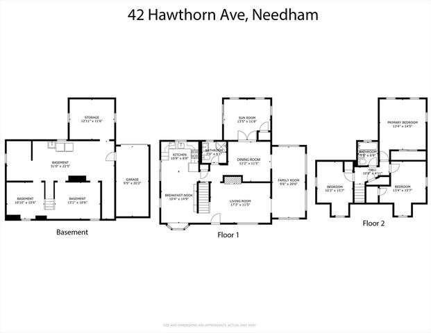 42 Hawthorn Ave, Needham, MA 02492