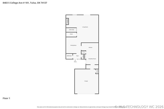 8483 S College Avenue 101, Tulsa, OK 74137